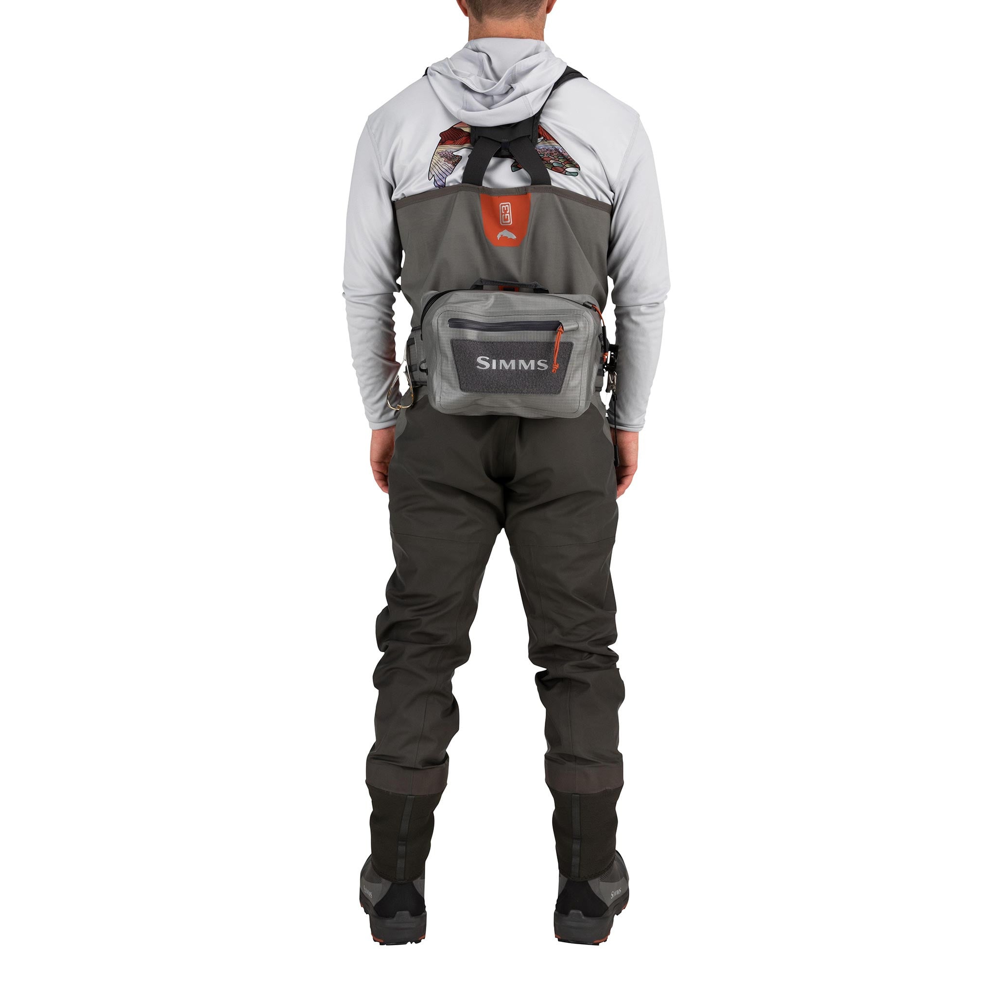 Simms Dry Creek Z Hip Pack model back