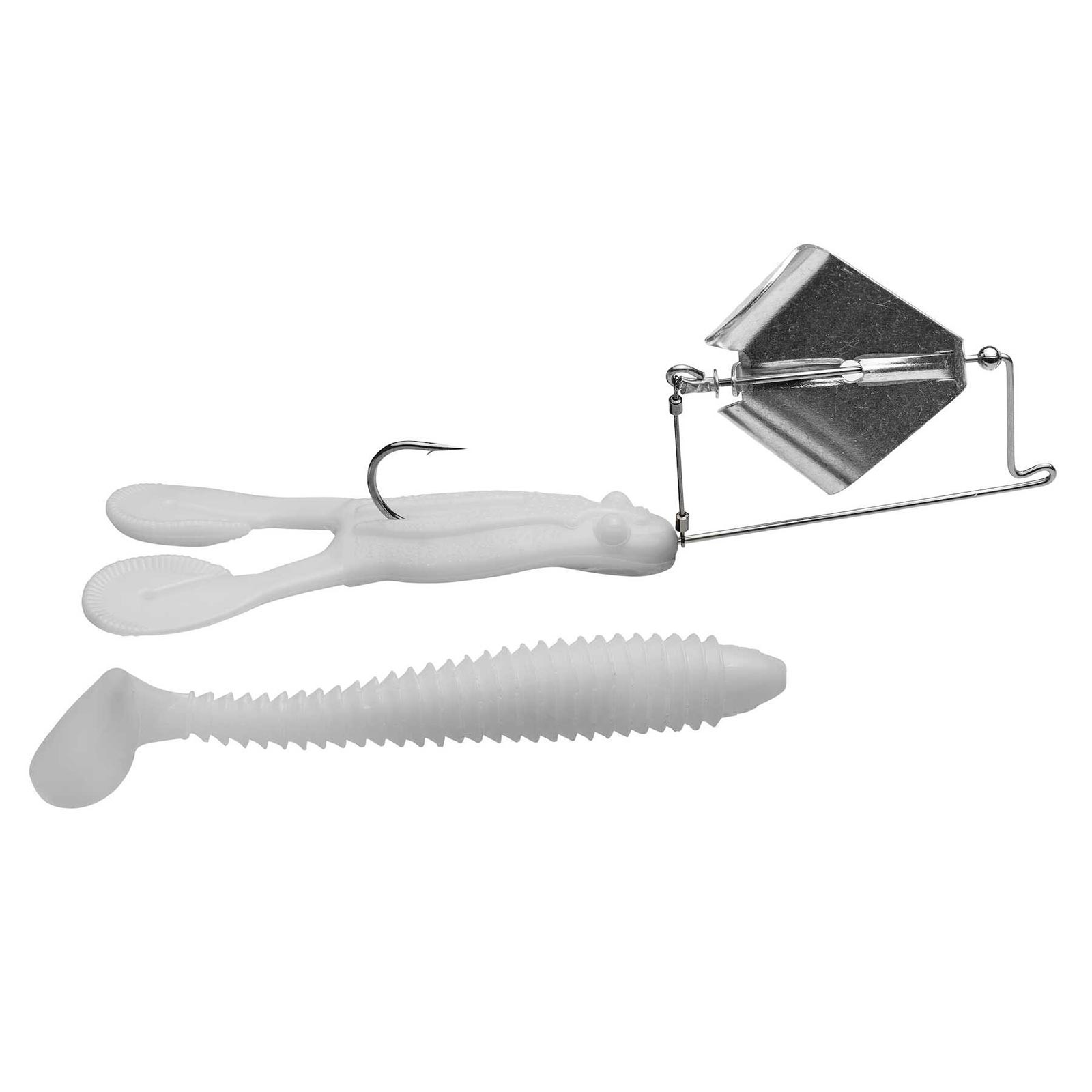 Strike King Skip'N Buzz Skipping Buzzbait color White