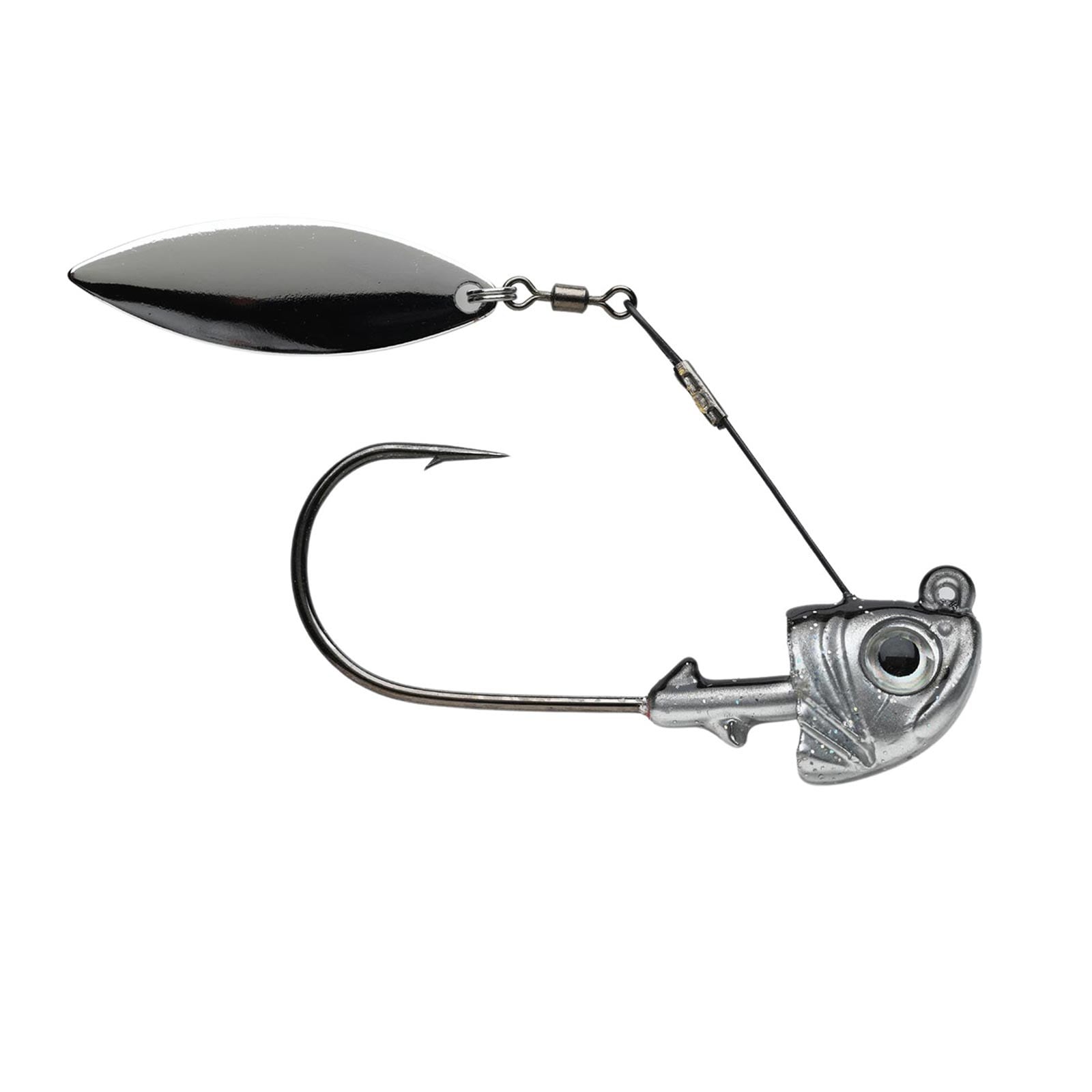 1st Gen Fishing Top Spin Jig Head color Glimmer Shad