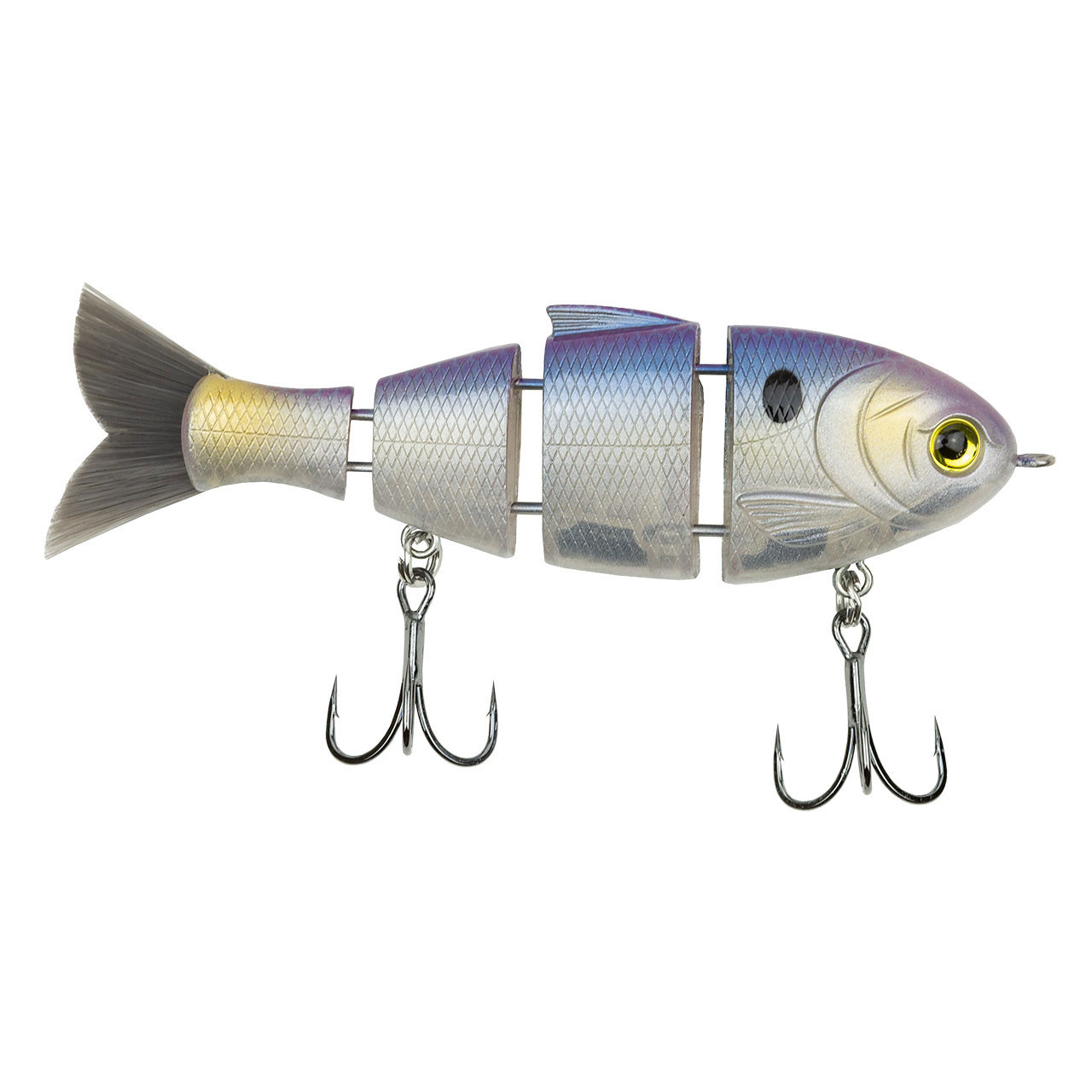 Bucca Brand Baby Bull Shad Swimbait color Threadfin Shad