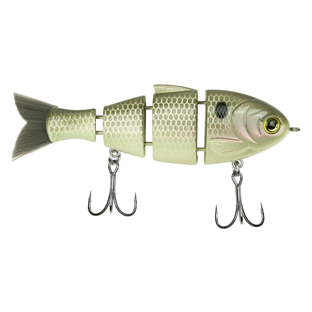 Bucca Brand Baby Bull Shad Swimbait color Gizzard Shad