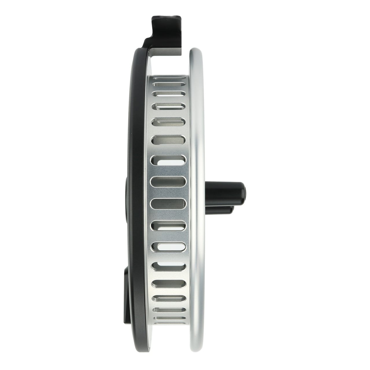 Kingpin R2 Centerpin Reel color Silver Side