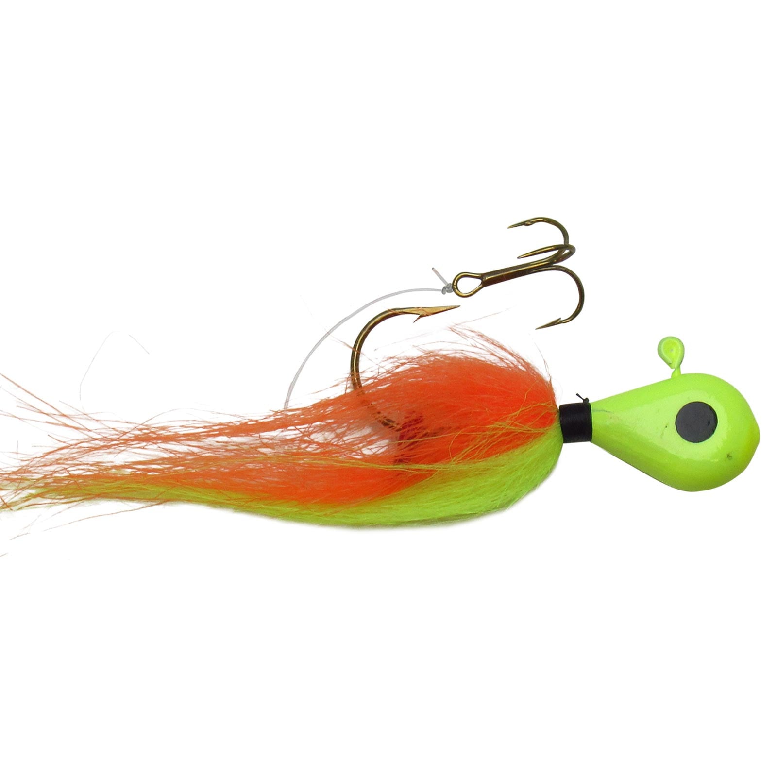 Captain Hook's Killer Jigs 12 pack color Chartreuse-Orange Chartreuse