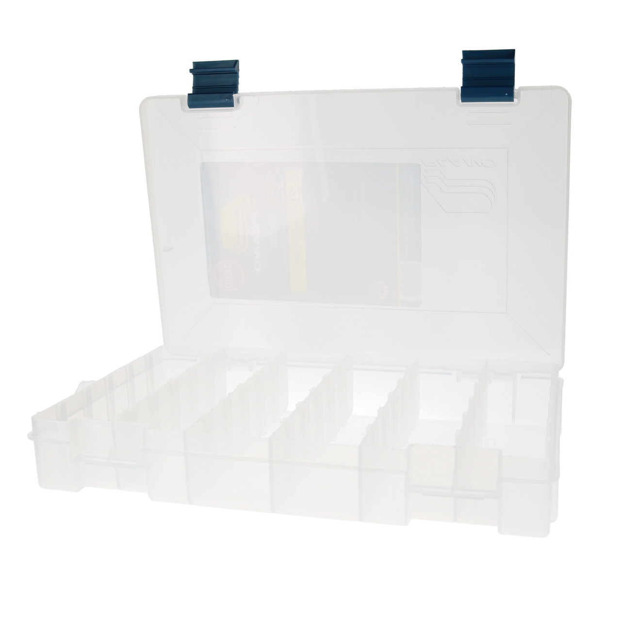 Plano 3600 StowAway ProLatch Adjustable Compartment Box open