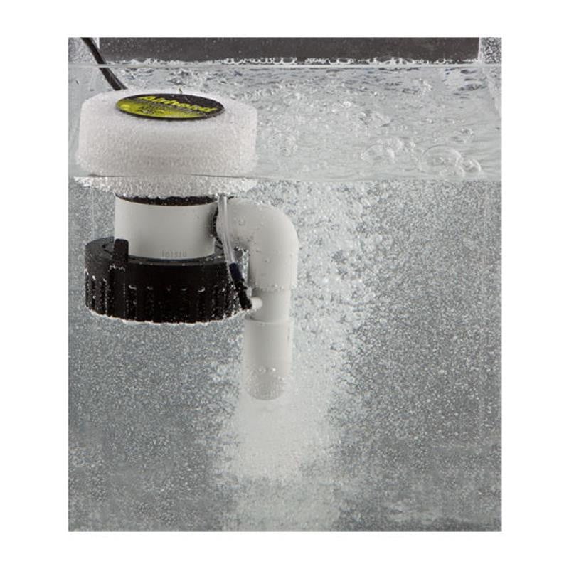 Marine Metal Floating Airhead Aerator in use