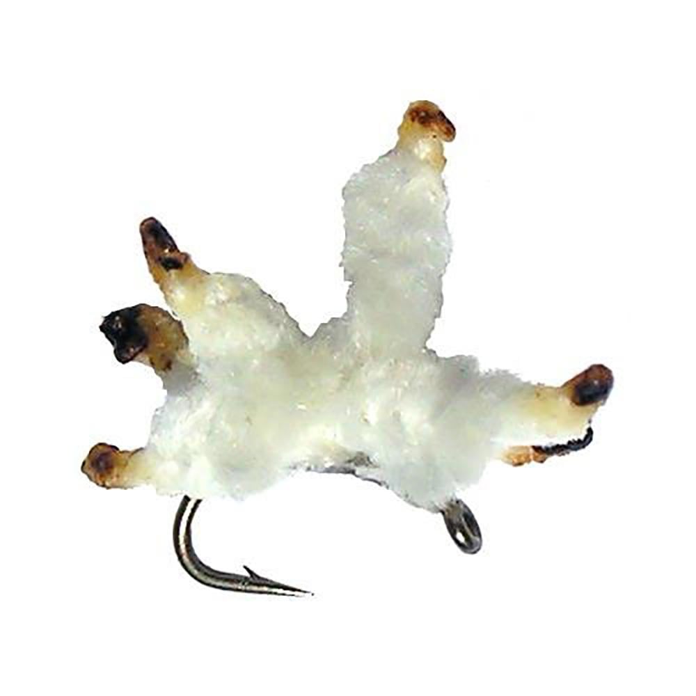 Roger's White Wiggler Maggot Imitation Fly - 2 Pack
