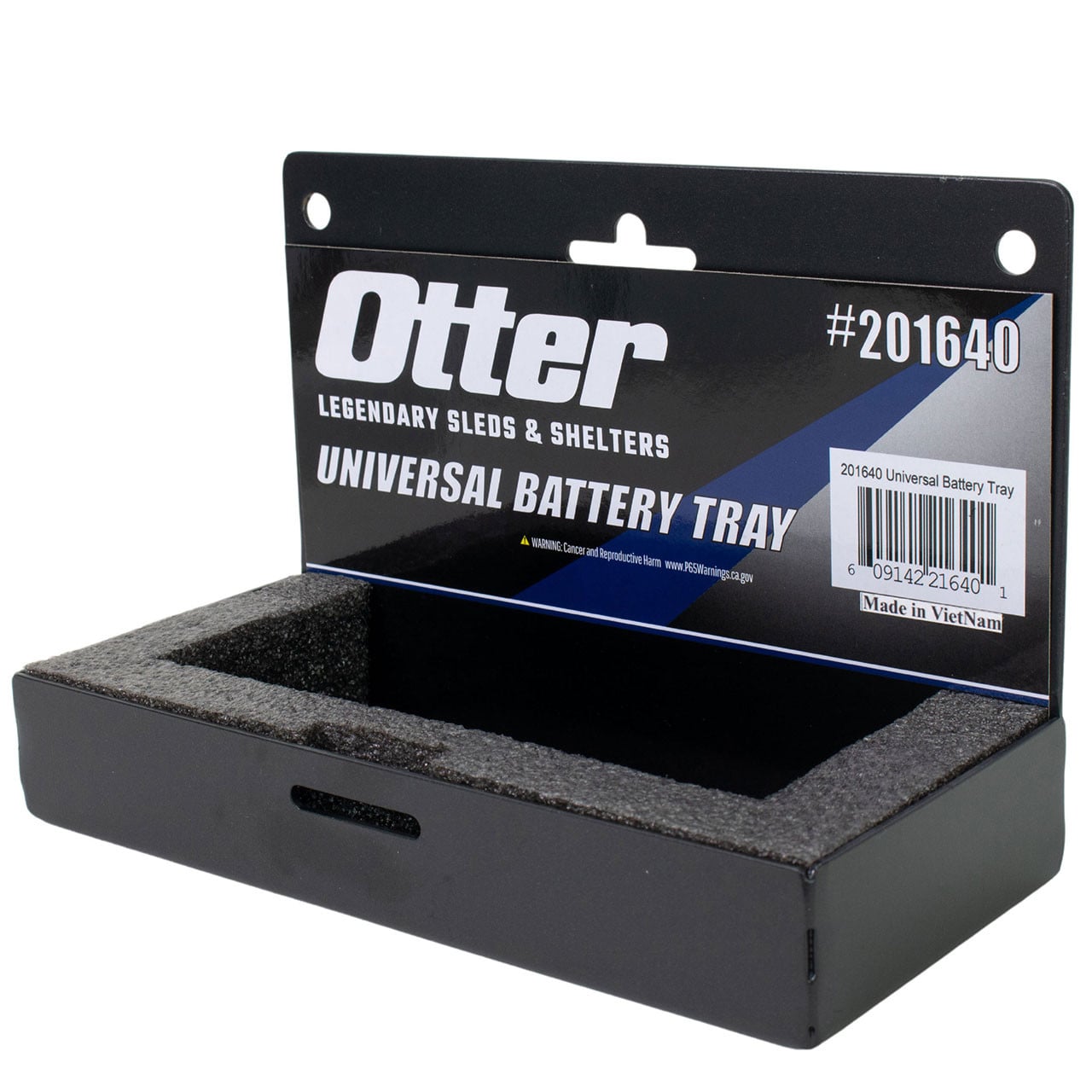 Otter Outdoors Universal Battery Tray side view