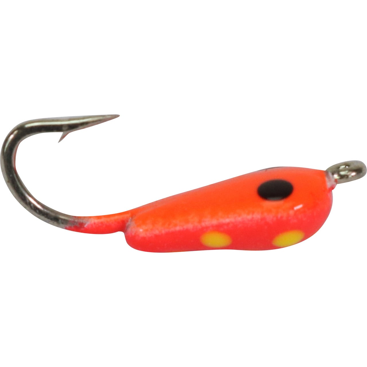 Widow Maker Lures Tungsten Shrimp Jigs color Glow Orange Red Polka Dot