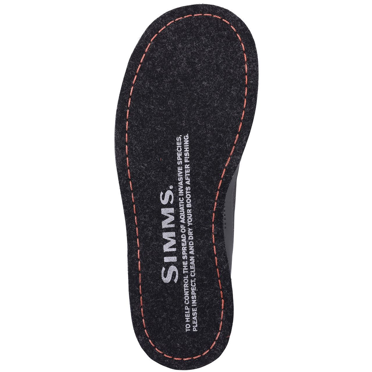 Simms Men's Tributary Wading Boot felt sole bottom