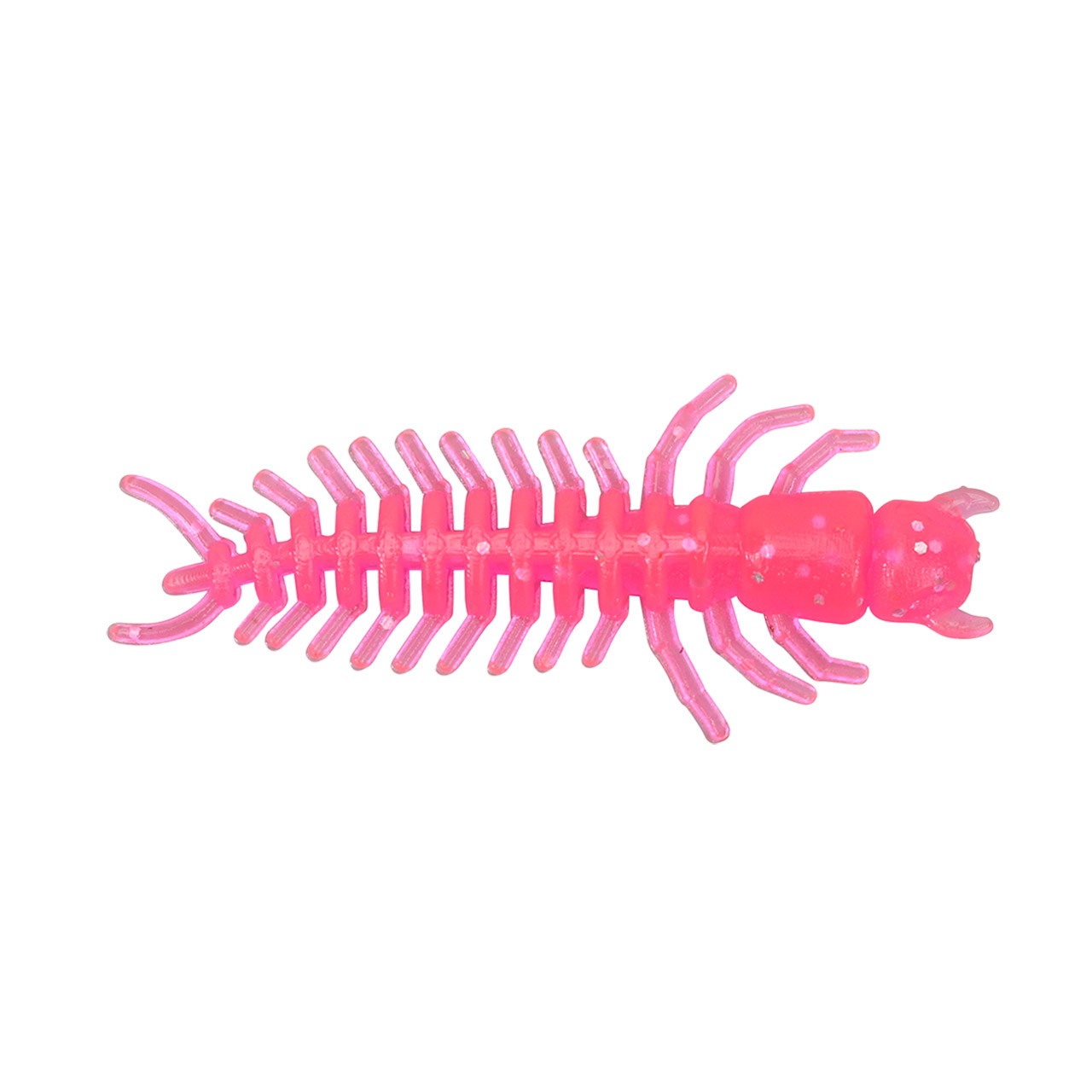 Eurotackle Micro Finesse Hellgrammite Soft Bait color Pink