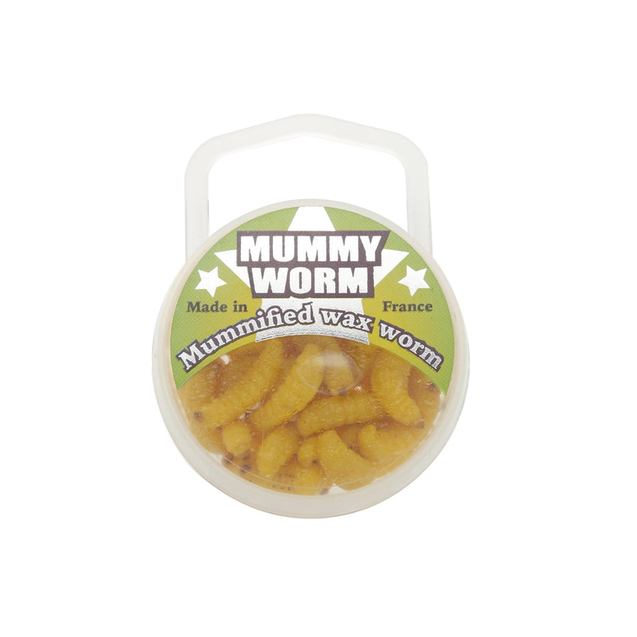 Eurotackle Mummy Worm Jarred Bait color Yellow