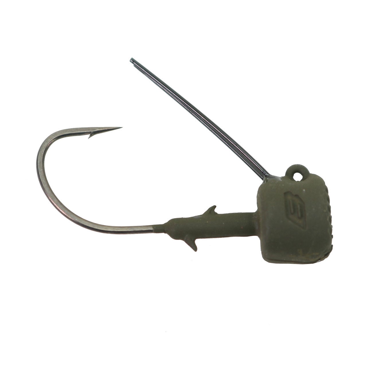 BKK Silent Chaser Draggin' Ned Weedless Jighead in Green