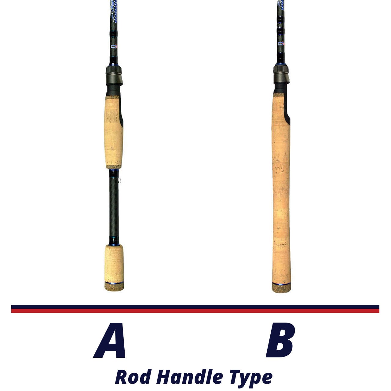 Dobyns Champion XP Spinning Rod Handle Comparison