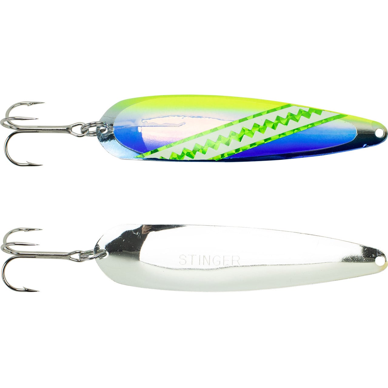 Michigan Stinger Magnum Spoon color UV Blue Dolphin