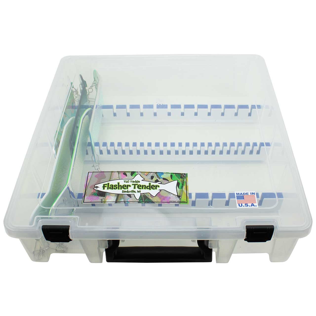 TLC Tackle Flasher Tender closed box flasher view flashers not included