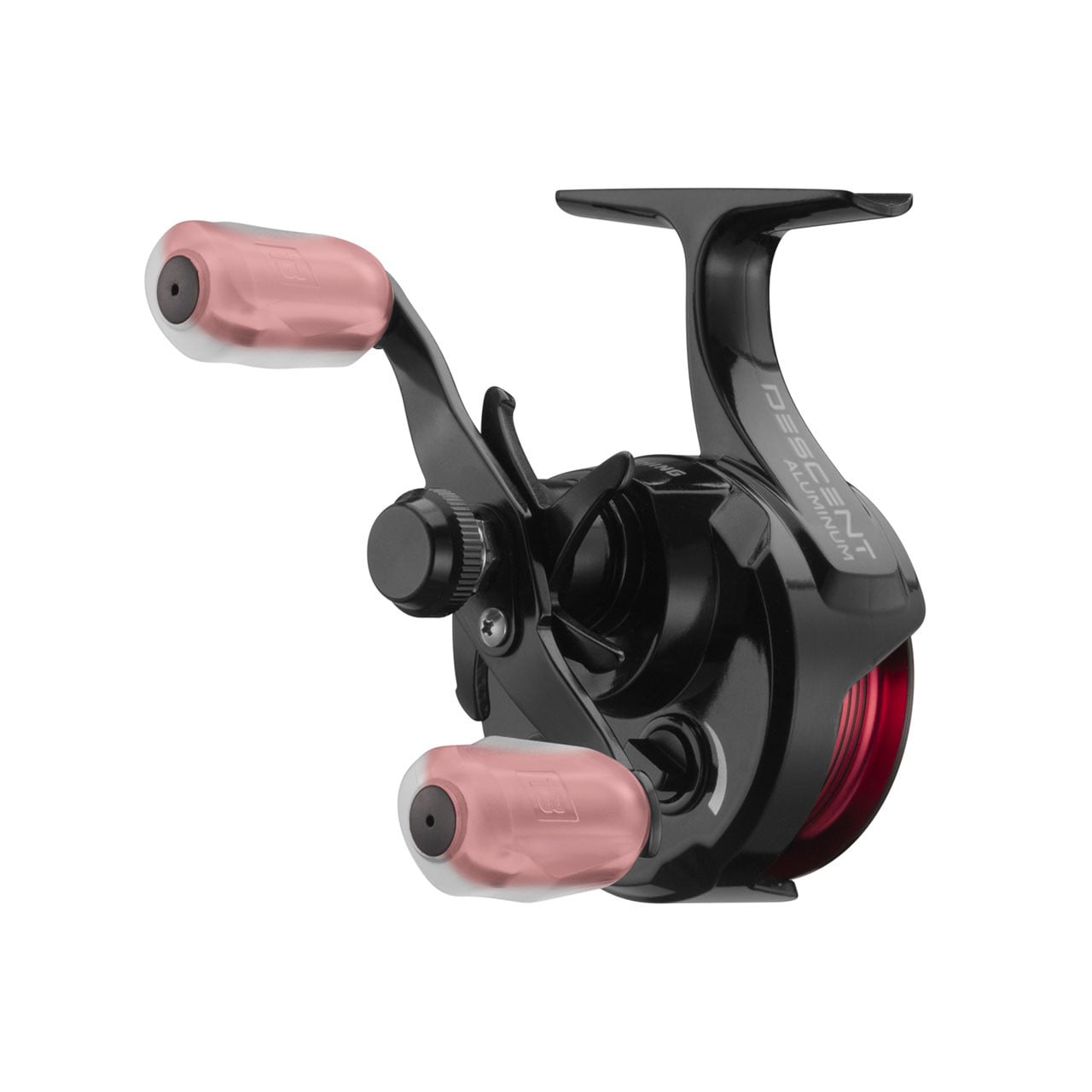 13 Fishing Descent Aluminum Inline Reel 1/4 turn rear view