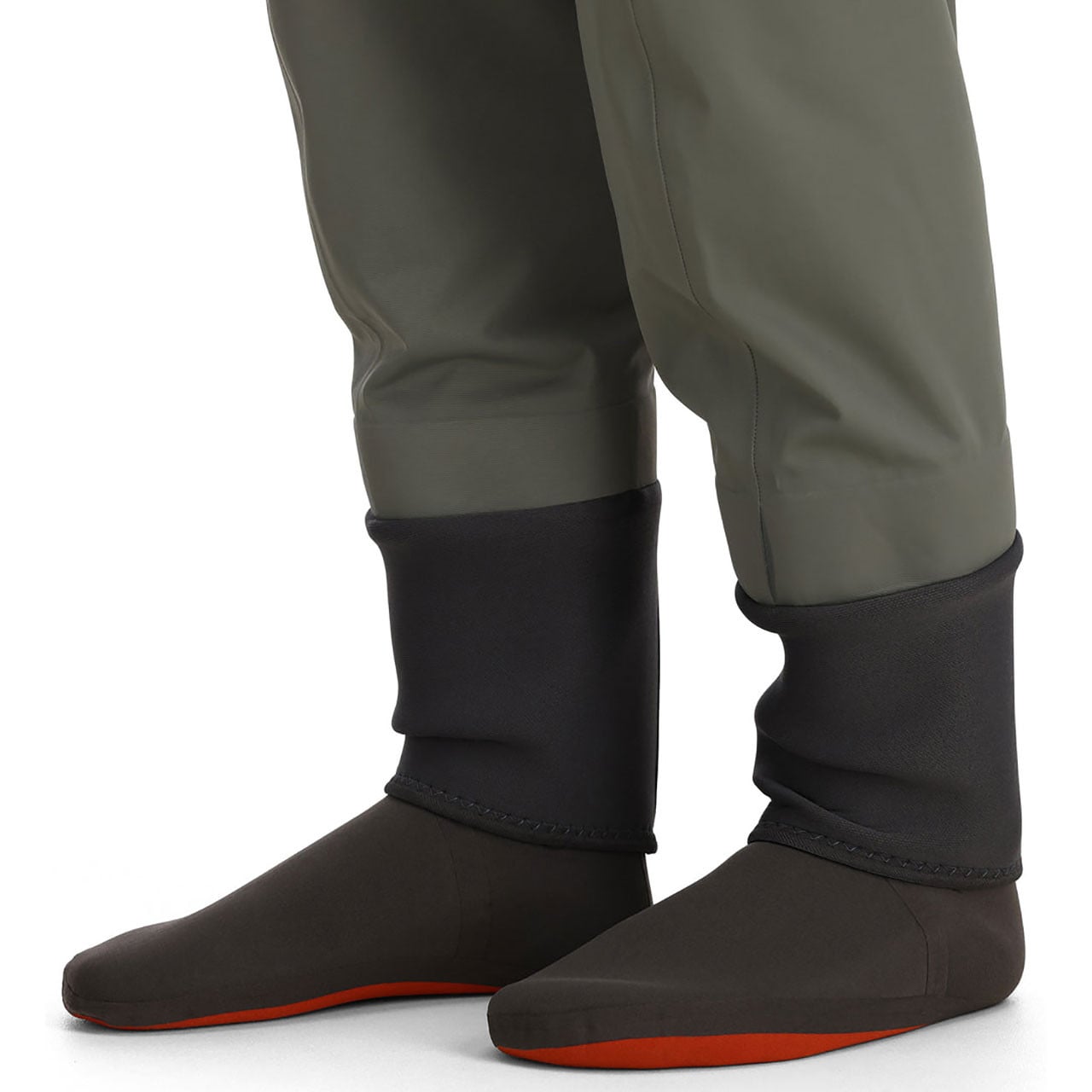 Simms Freestone Z Stockingfoot Chest Waders gravel guards