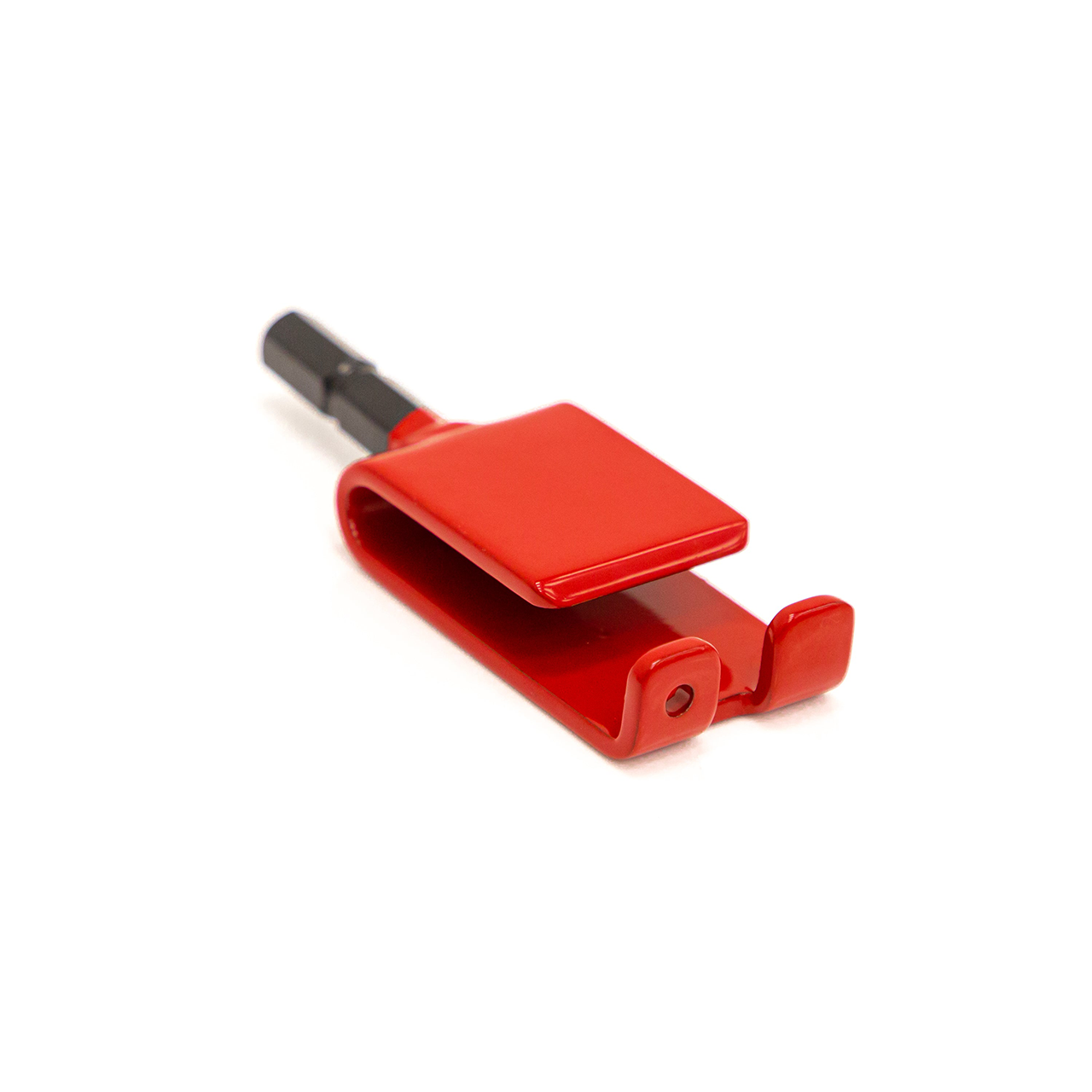 Eskimo Ice Anchor Drill Adapter set on its side to show open end