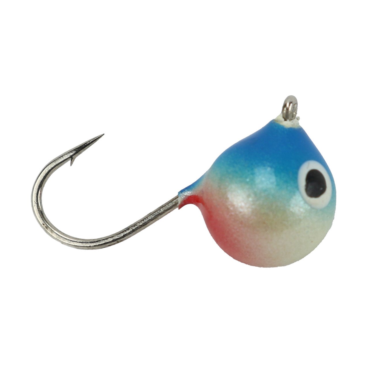 Fiskas Wolfram BALZ Series Tungsten Ice Jig color Blue White