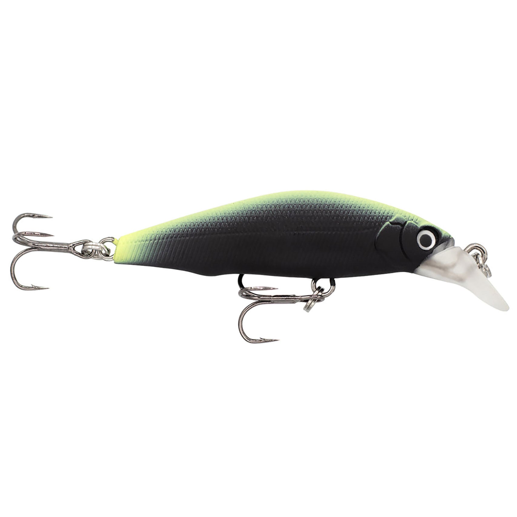 Eurotackle Z-Spender 2" Micro Suspending Jerkbait color Black Hi-Viz