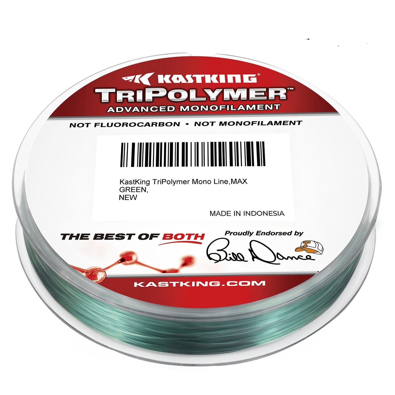 KastKing TriPolymer Monofilament color Max Green