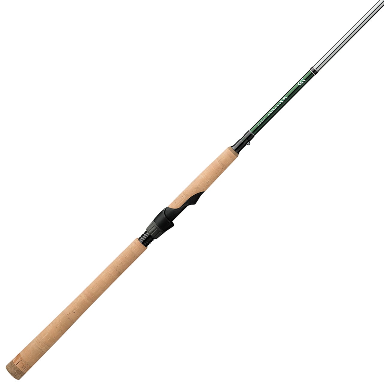 Daiwa Metallia Salmon and Steelhead Spinning Rod with cork handle and hook keeper
