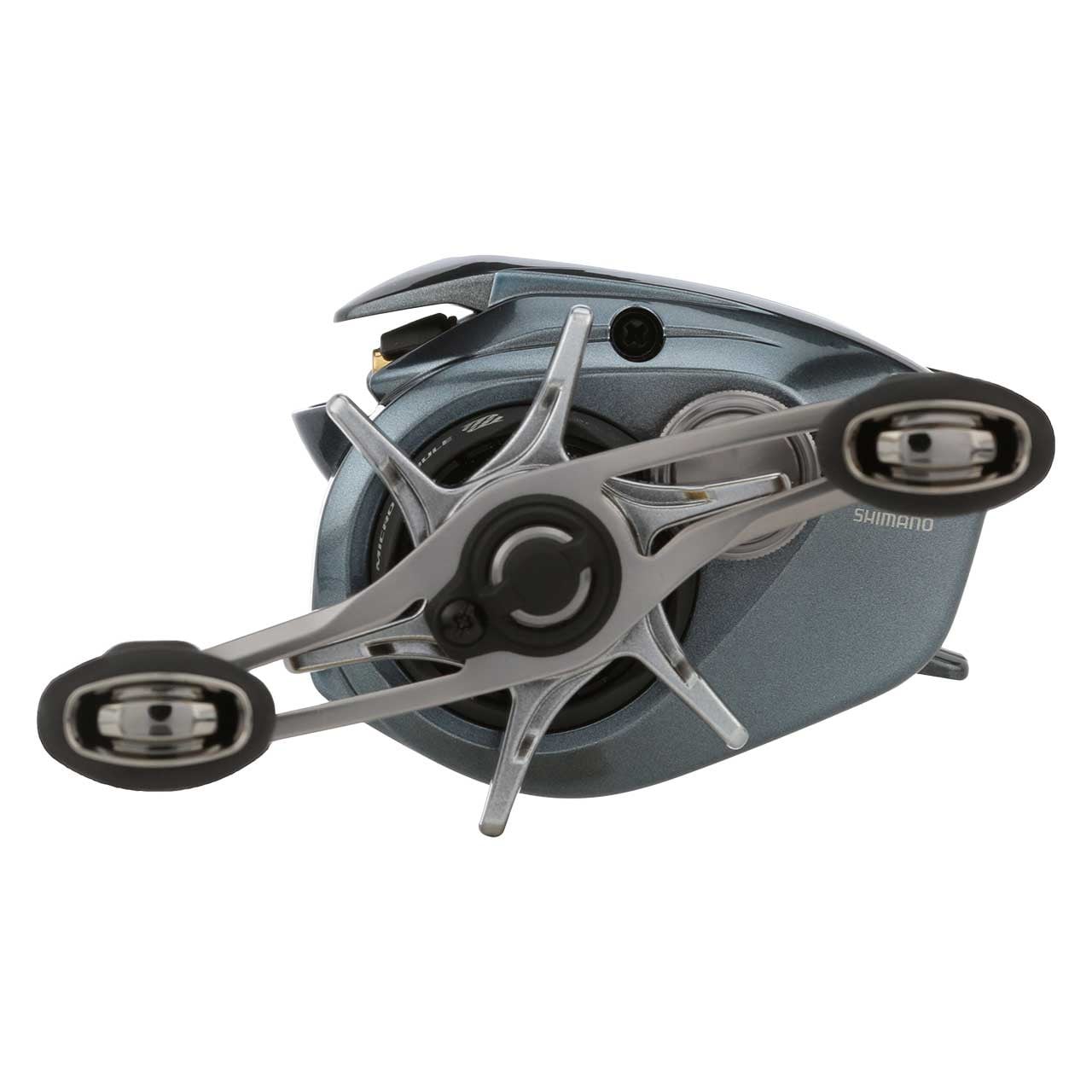 Shimano Aldebaran BFS Baitcasting Reel handle view