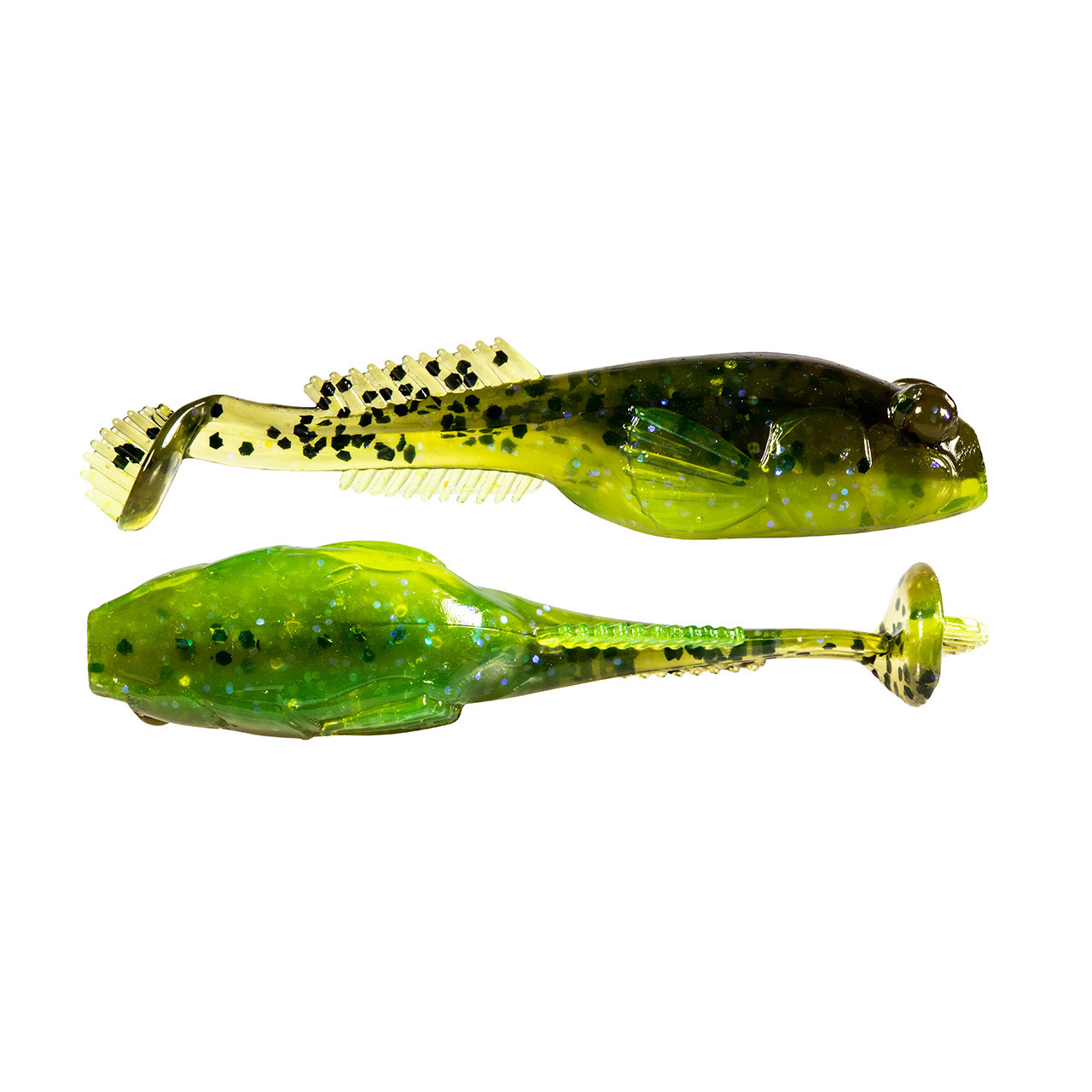 Z-Man TRD GobyZ color Hot Snakes side and bottom views
