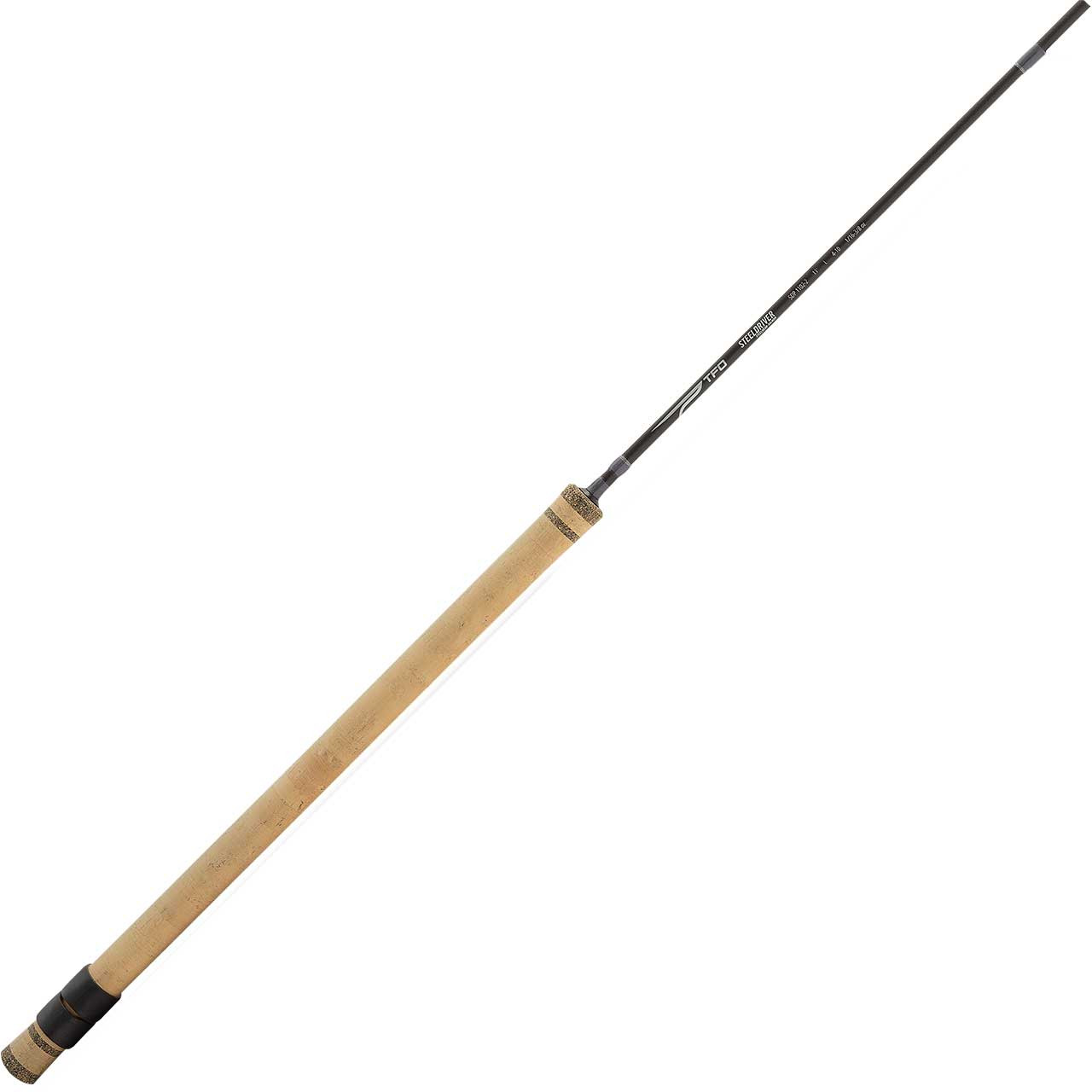 Temple Fork Outfitters Steeldriver Centerpin Rod model SDP 1102-2 handle and bottom section