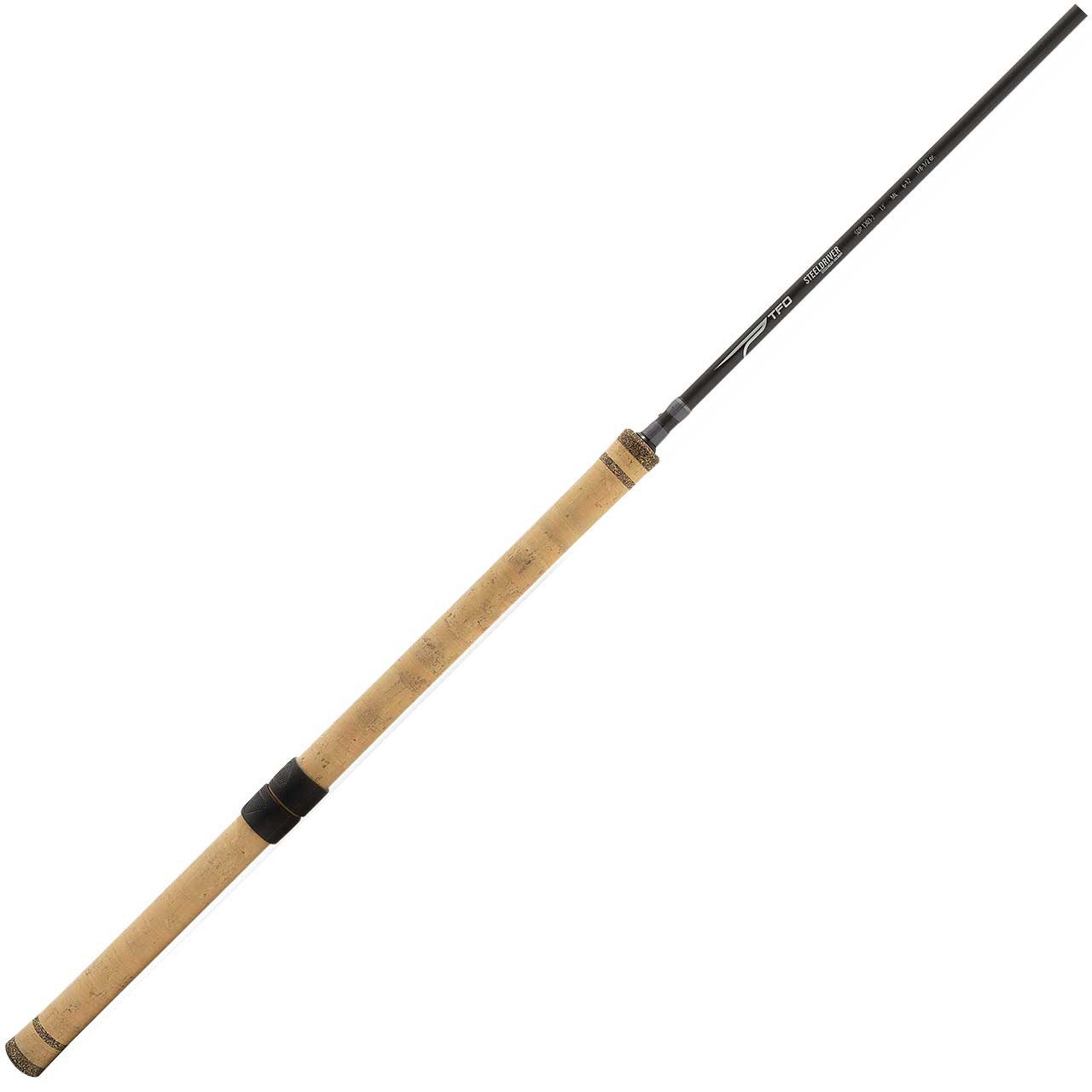 Temple Fork Outfitters Steeldriver Centerpin Rod model SDP 1303-2 handle and bottom section