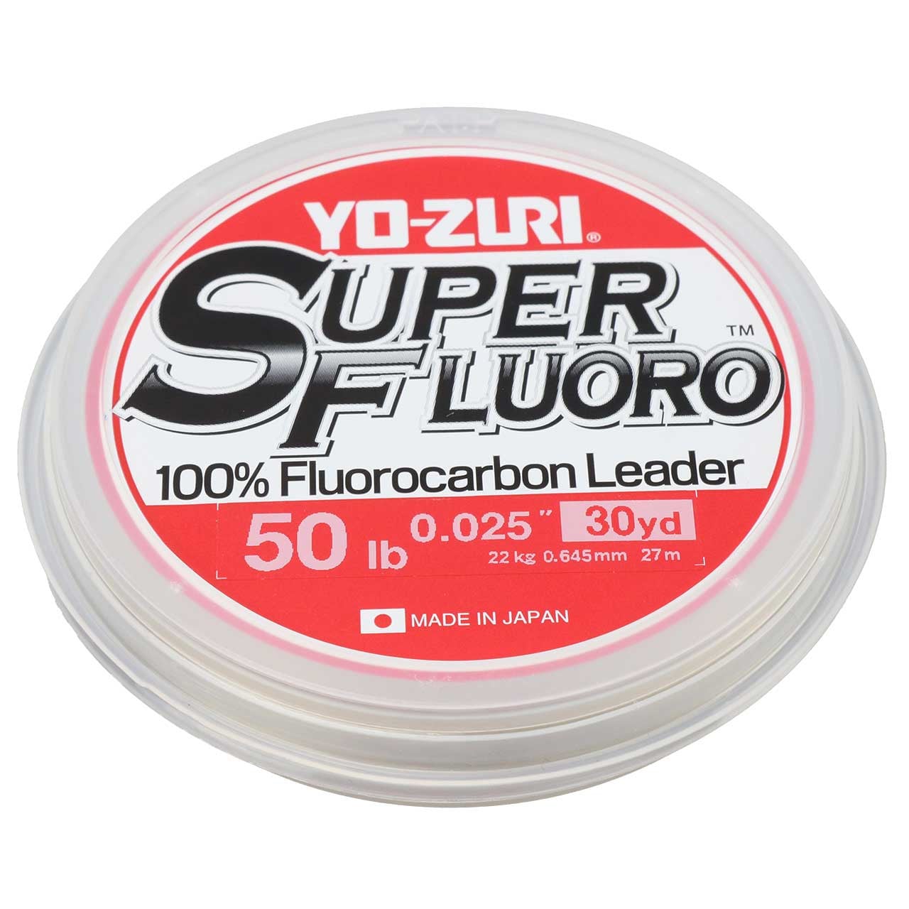 Yo-Zuri Superfluoro Leader Clear 30 yd. coil of 50 lb. 100% fluorocarbon