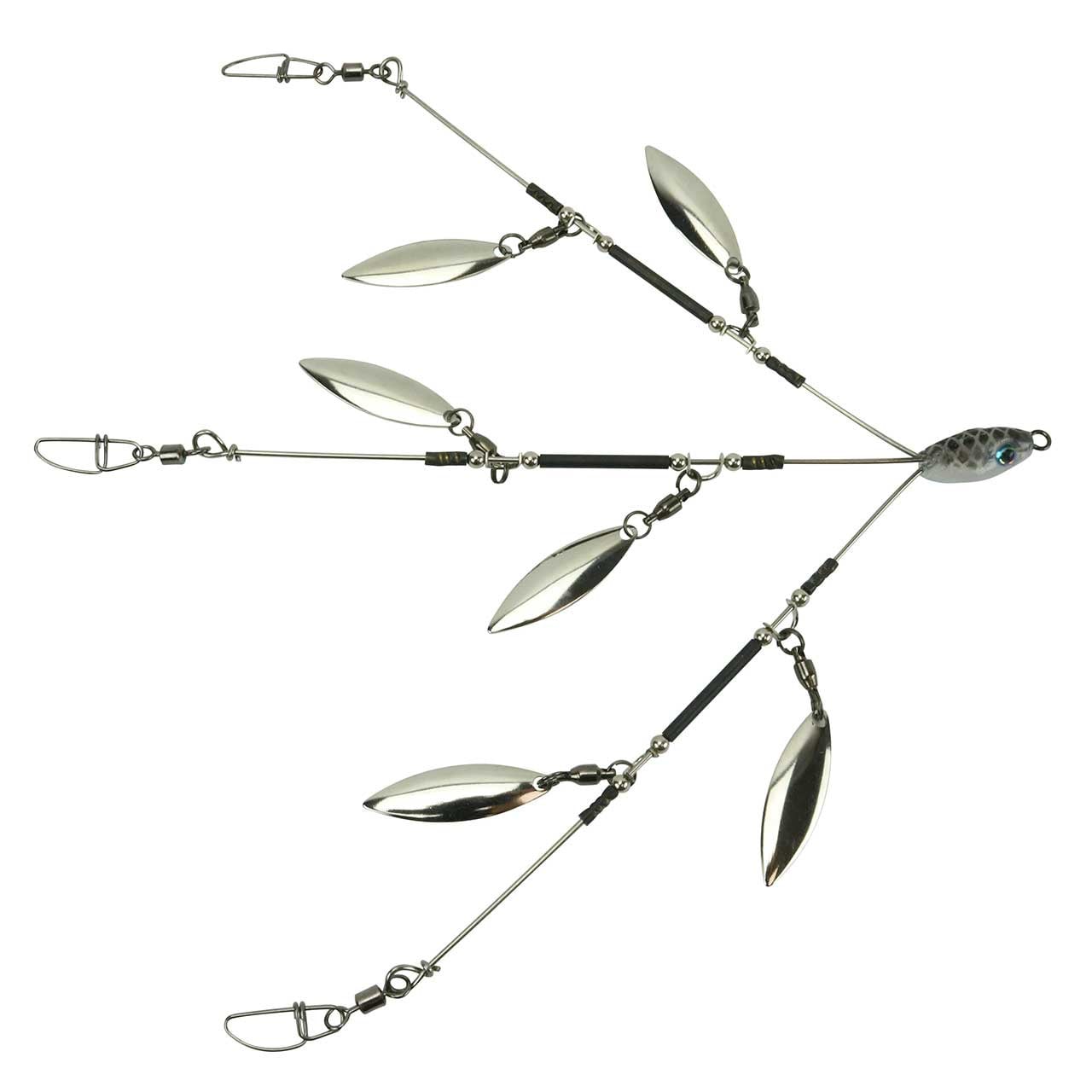Hog Farmer Baits 3-Wire Umbrella Rig 6 Blade Mini
