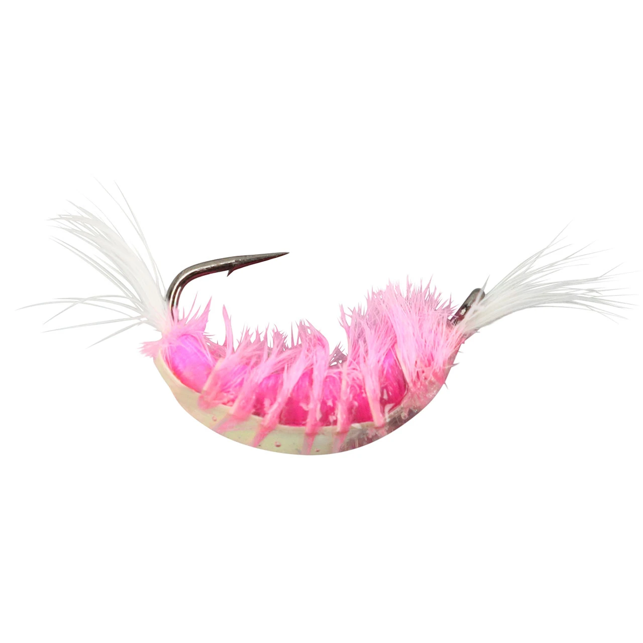 Kenders Tungsten Akua Shrimp Jig color White Pink