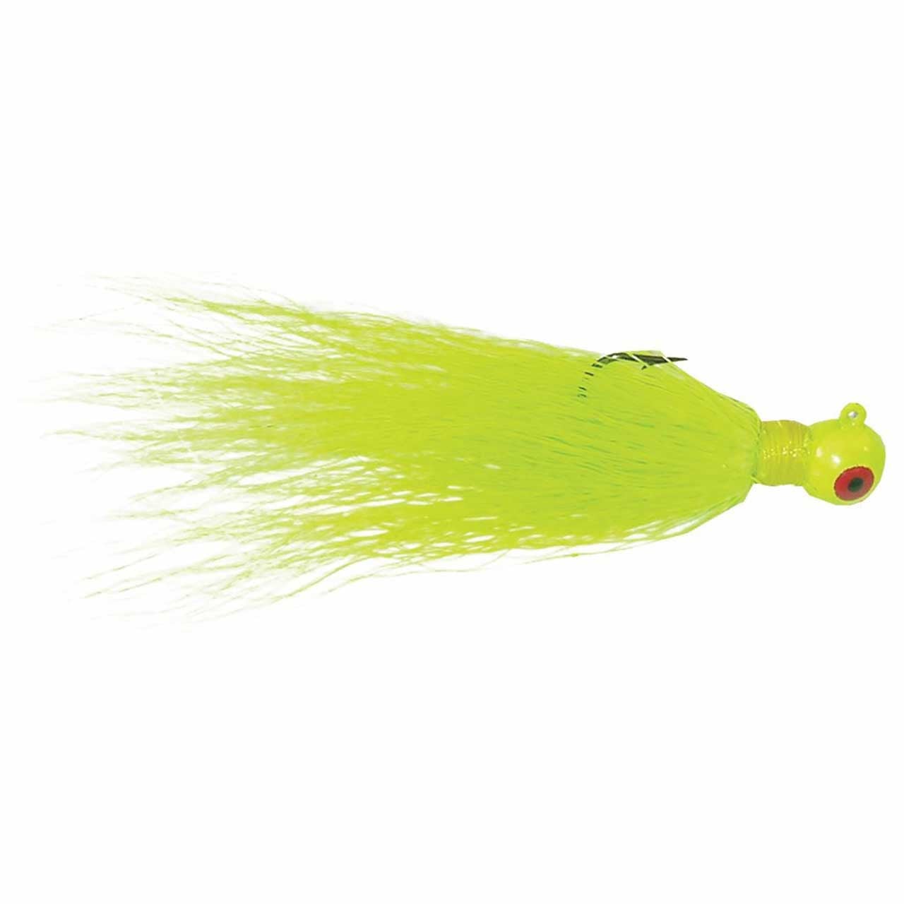 Kalin's Hand-Tied Bucktail Jig color Chartreuse