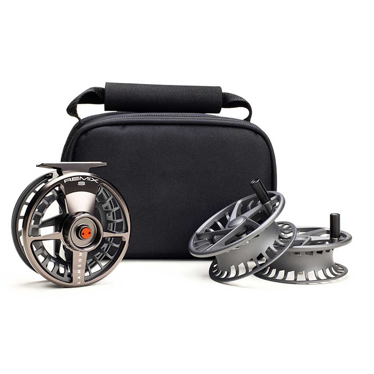 Lamson Remix S-Series Fly Reel 3-Pack color Smoke