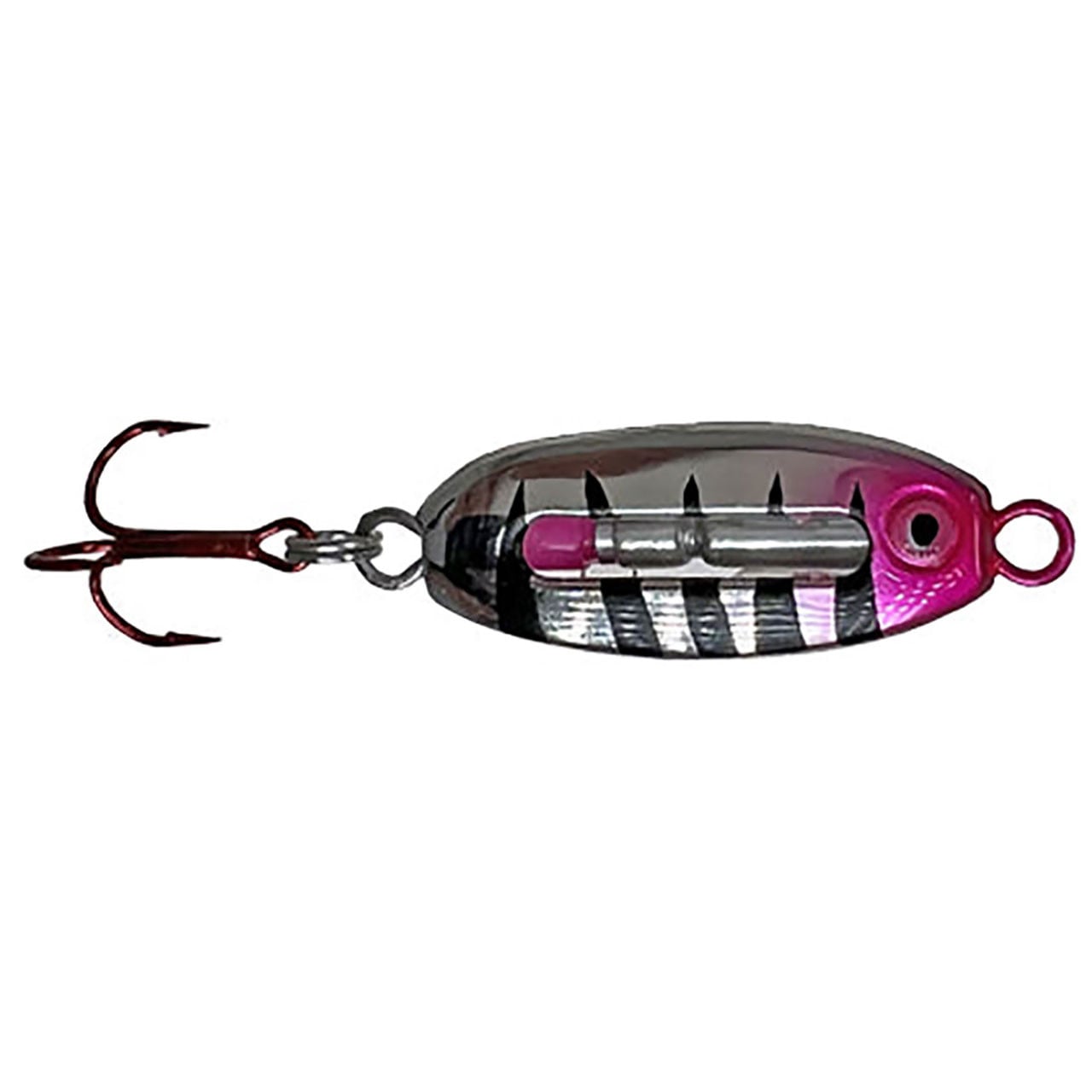 Fish Daddy Micro LED Spoon color Silver Perch