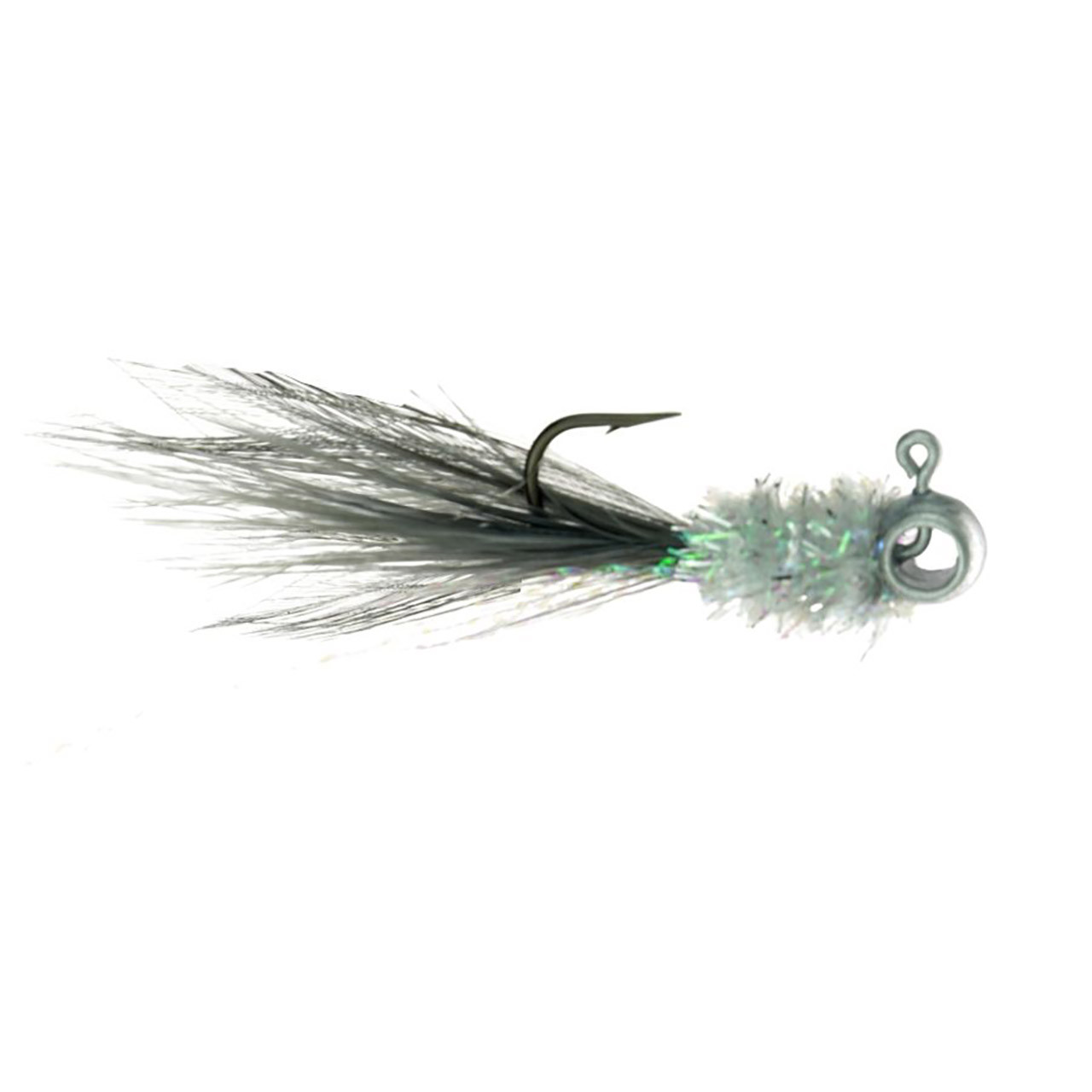 Leland's Lures Eyehole Hair Jig Head color Ghostbuster