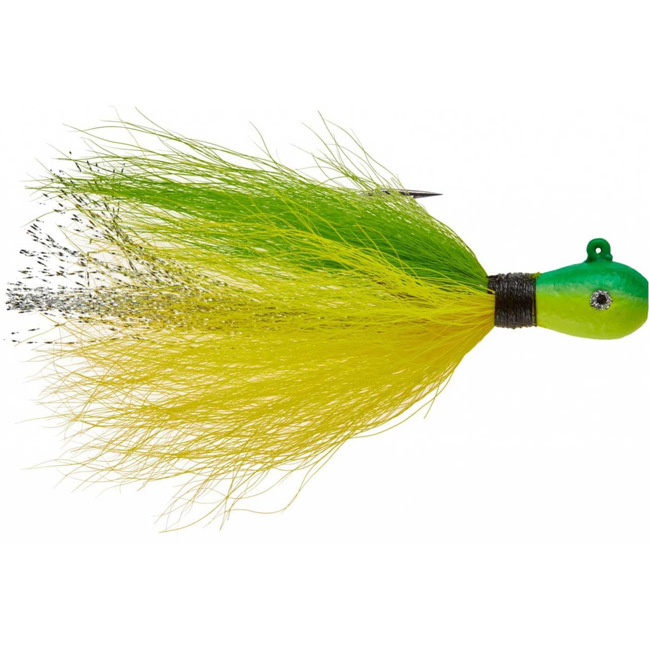 Mepps Bucktail Jig color Chartreuse Yellow