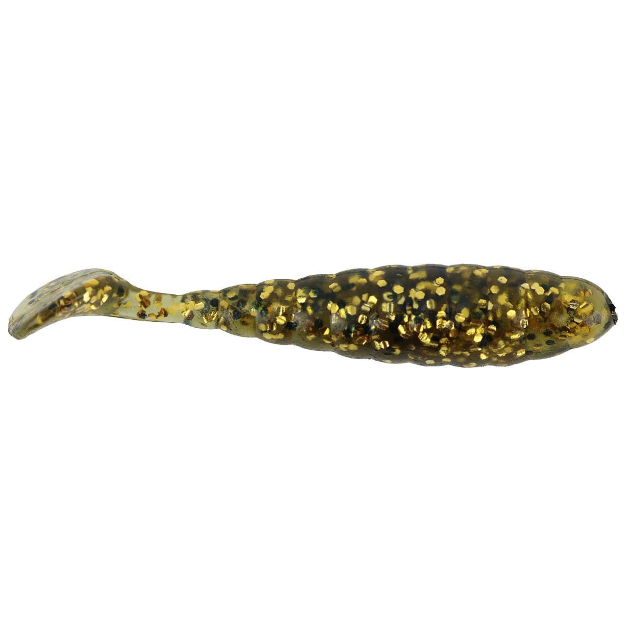 Mister Twister Sassy Grub color Rootbeer Gold Black Flake