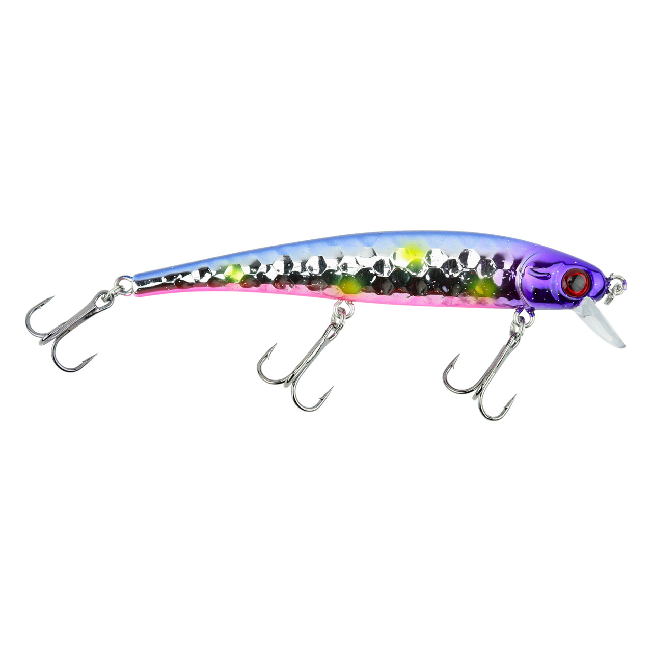 Pirate Shallow Diving Minnow color Purple Monster