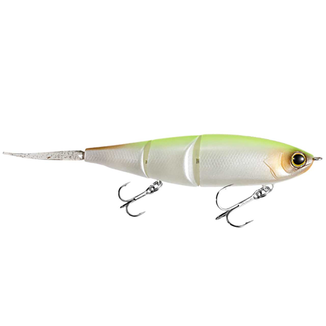 Shimano BT Bait 99SF Swimbait - Shallow Float color Chartreuse White