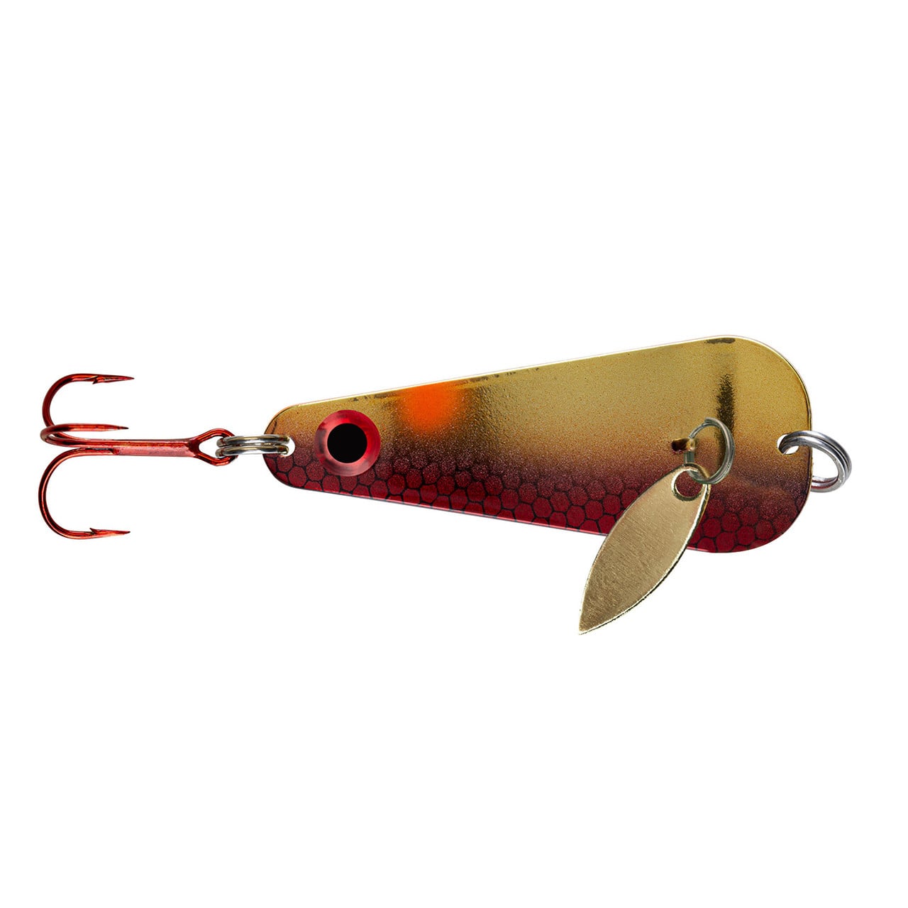 Northland Thumper Spoon color Super-Glo Red Gold
