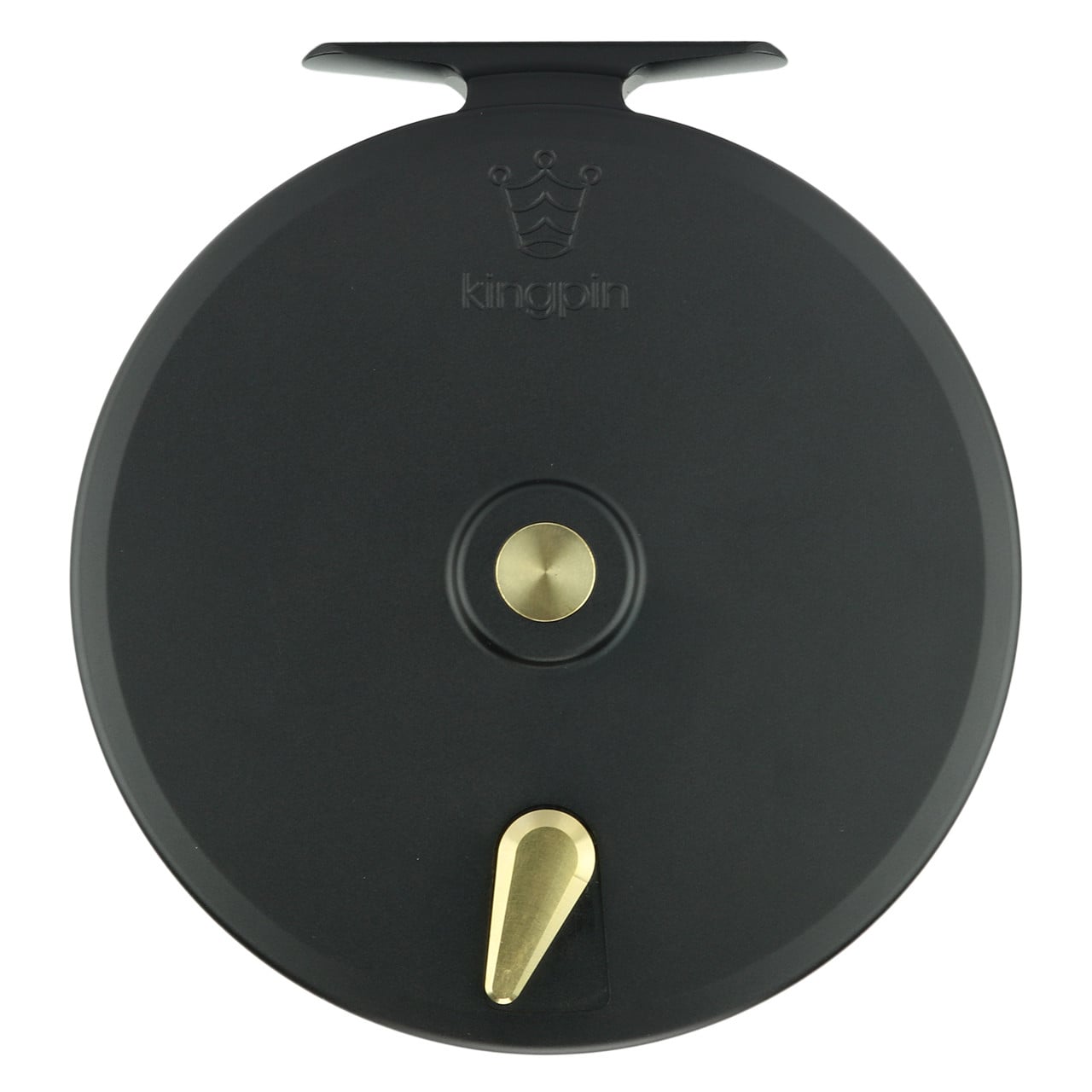 Kingpin Zephyr Centerpin Reel color Black frame side