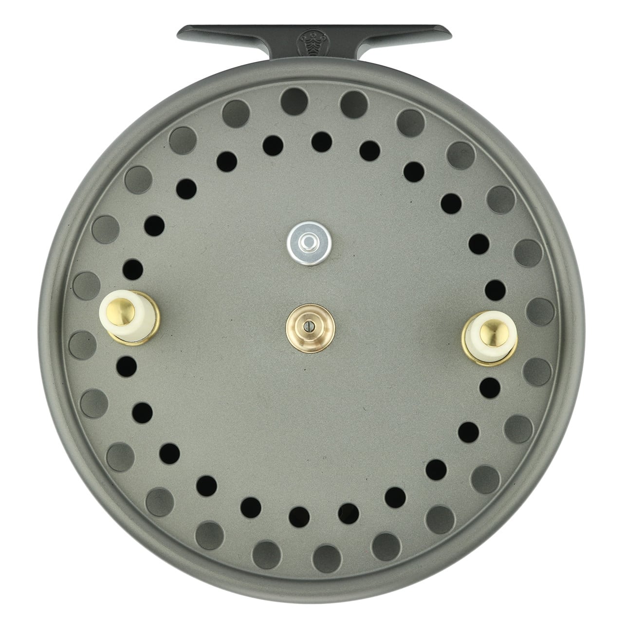 Kingpin Zephyr Centerpin Reel color Grey