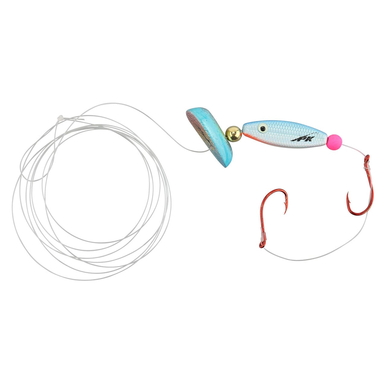 PK Lures Wobbler Pro Series Live Bait Rig color Blue Hologram