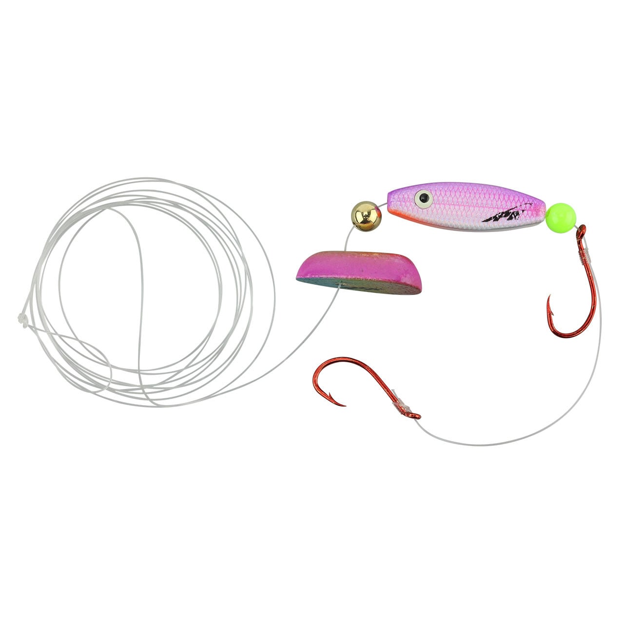 PK Lures Wobbler Pro Series Live Bait Rig color Purple Hologram