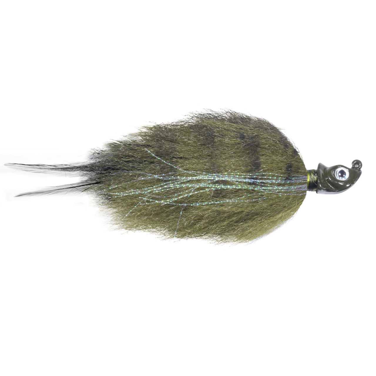Northland Minnesota Mullet Hair Jig color Green Bluegill