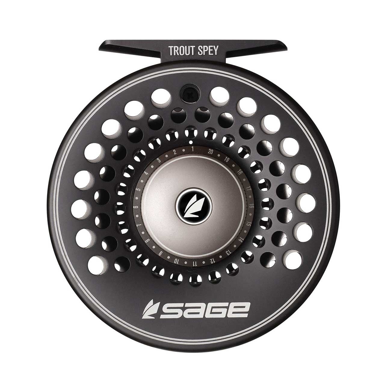 Sage Trout Spey Reel frame side