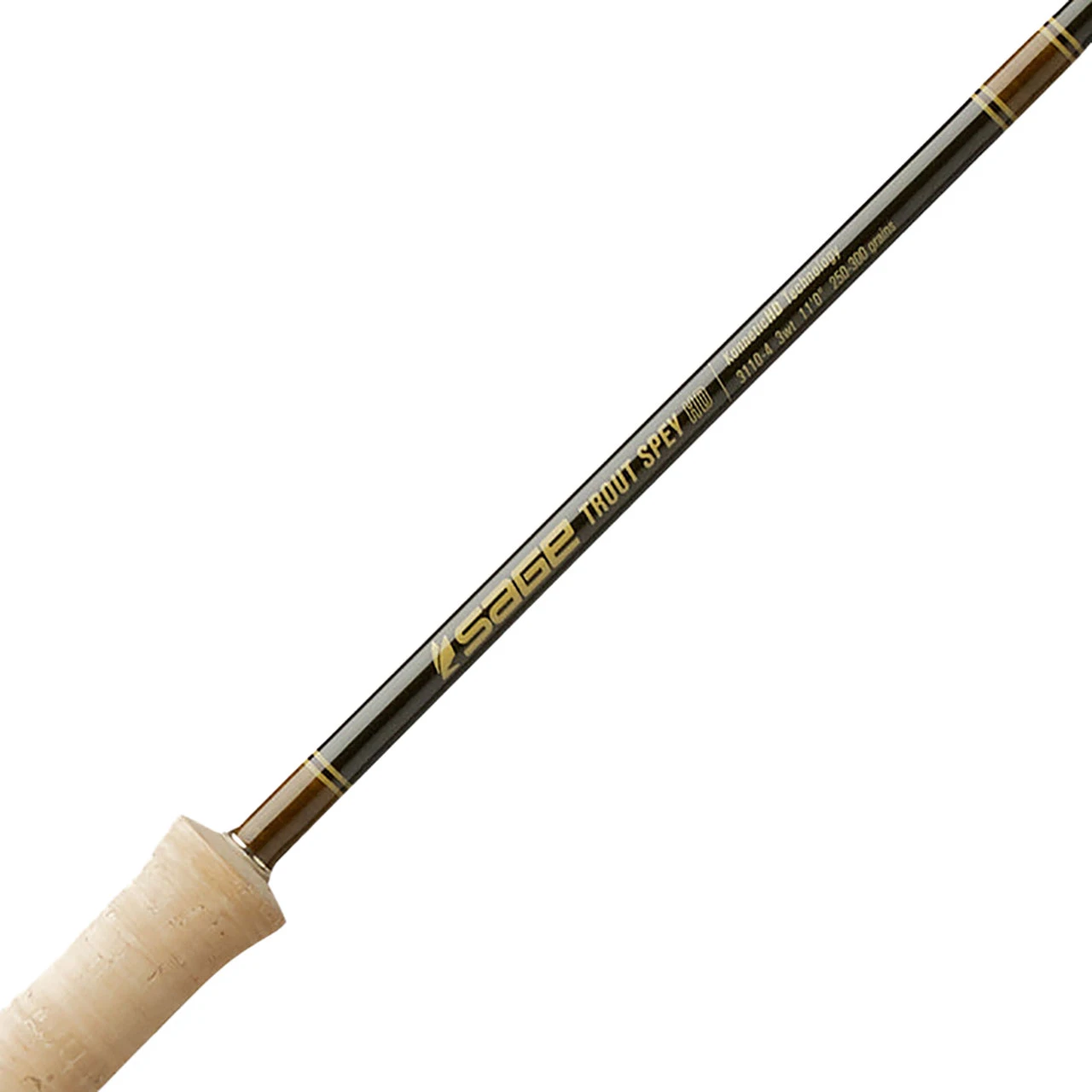 Sage Trout HD Spey Rod model 2043-3110-4 close up of blank