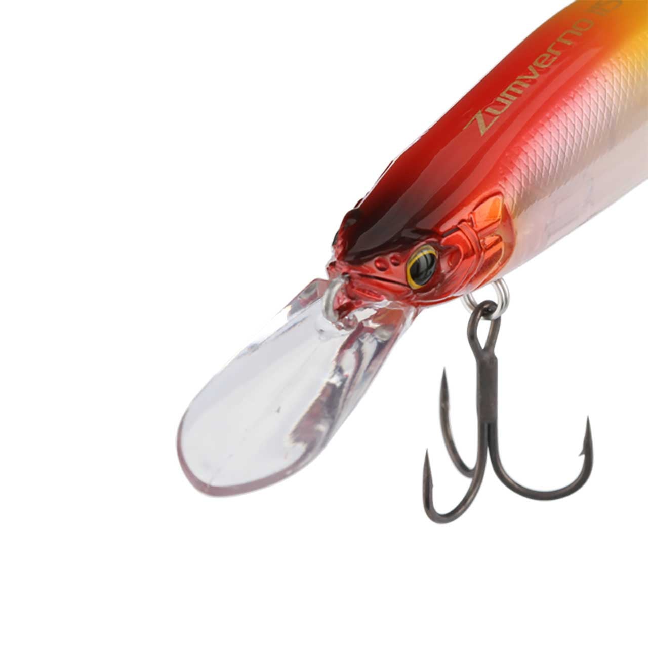 Shimano Zumverno 115SP MR Suspending Jerkbait color ST Clown bill and treble hook below head